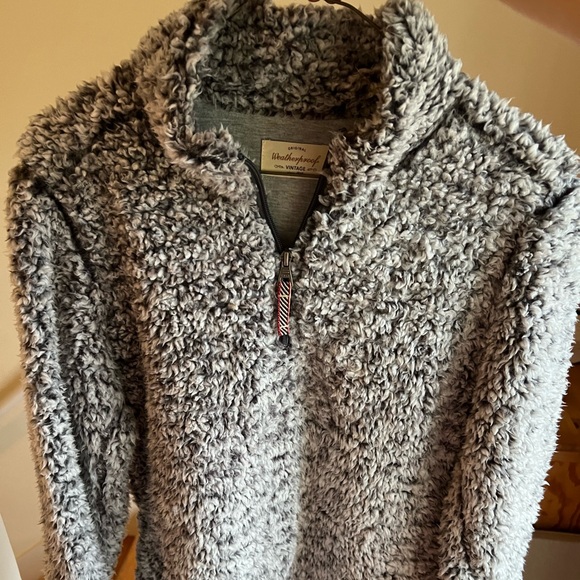 Teddy Fuzzy Quarter Zip Sweatshirt - Picture 2 of 2